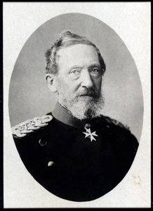 Portrait de Leonhard (Leonard) Graf von Blumenthal (1810-1900), maréchal prussien. - French Photographer